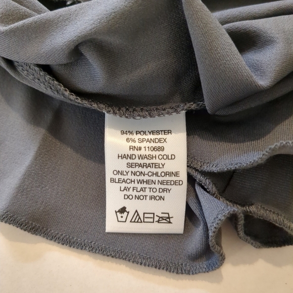 Attitudes By Renee Lightweight Gray Open Front Cardigan , Size L , NWT - Picture 5 of 6